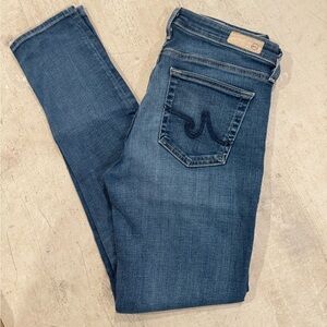 AG AG-ED DENIM ADRIANO GOLDSCHMIED The Prima Mid rise Cigarette 27 R LIKE NEW